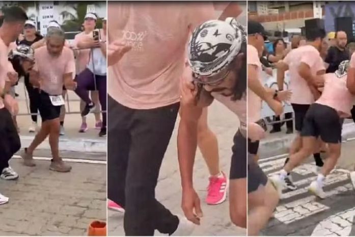 Bell Marques passa mal durante corrida em Fortaleza: 'Me recuperando'