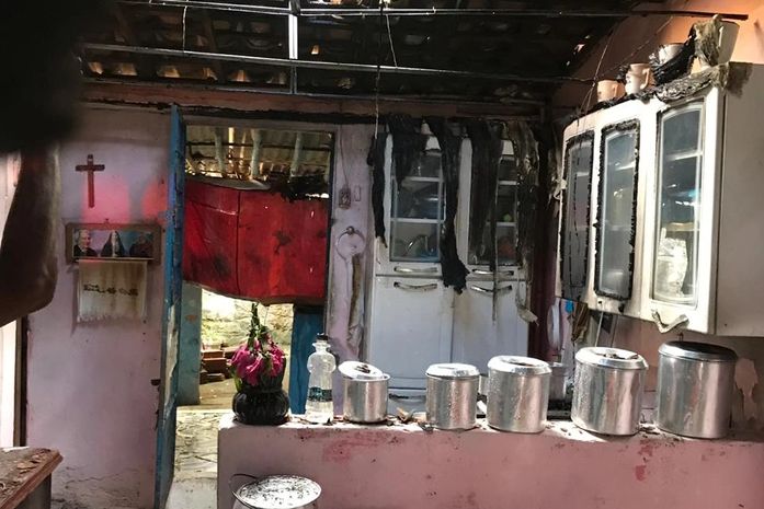 Vazamento de gás provoca incêndio em residência em Maceió