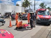 O Corpo de Bombeiros esteve no local