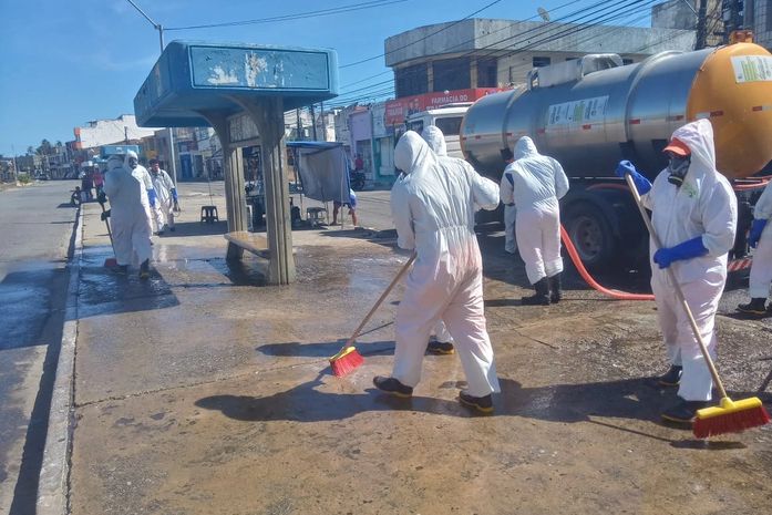 Prefeitura fecha parceria e reforça desinfecção de áreas públicas em Maceió