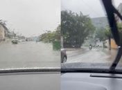 Fortes chuvas causam transtornos e alagamentos em vários pontos de Maceió