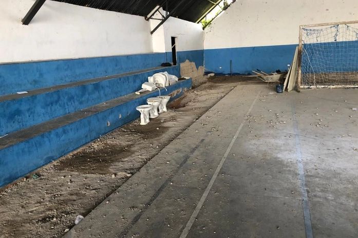 Prefeitura de Anadia realiza reforma no Ginásio de Esportes Zeca Barros