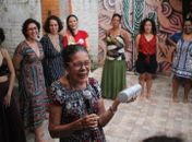 Presença da Mestra Zeza do Coco no cocada: substantivo feminino