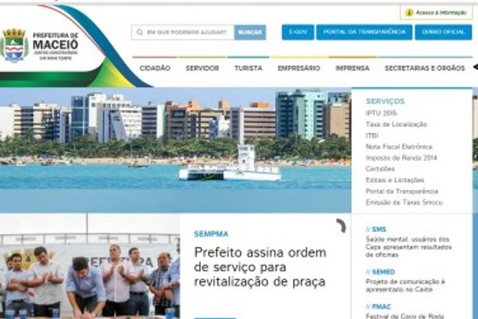 Portal da Prefeitura suspende serviços para manutenção de servidor