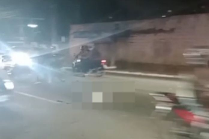 Vídeo: Motociclista morre após ser atingido por carro em manobra irregular no Barro Duro