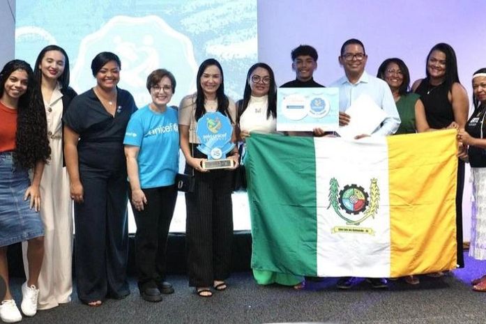 Prefeita atribui premiação da UNICEF a todos que integram sua equipe de governo 