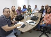 Márcio Lima comandou reunião com seu secretariado