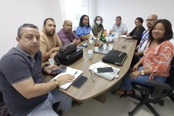 Márcio Lima comandou reunião com seu secretariado