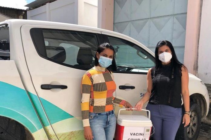 Prefeitura de Santana do Mundaú recebe primeiro lote da vacina Pfizer