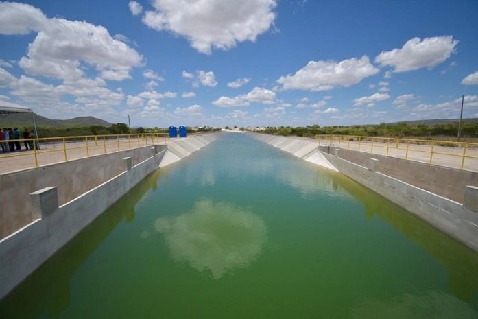 Infraestrutura autoriza a liberação de mais quatro quilômetros de água para o Canal do Sertão