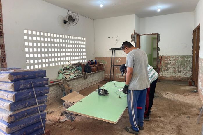 Prefeitura de Branquinha inicia reforma no prédio do CRAS