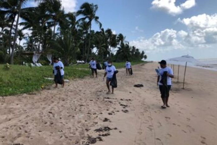 No dia mundial de limpeza, Porto de Pedras registra baixo índice de lixo nas praias
