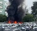 Seis morrem em queda de helicópteros no Rio de Janeiro; aeronaves colidiram no ar
