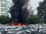 Seis morrem em queda de helicópteros no Rio de Janeiro; aeronaves colidiram no ar
