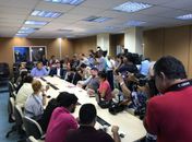 Coletiva de imprensa na manhã desta sexta-feira (23)