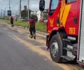 Vazamento de óleo interdita trecho da Avenida Menino Marcelo e deixa trânsito lento em Maceió