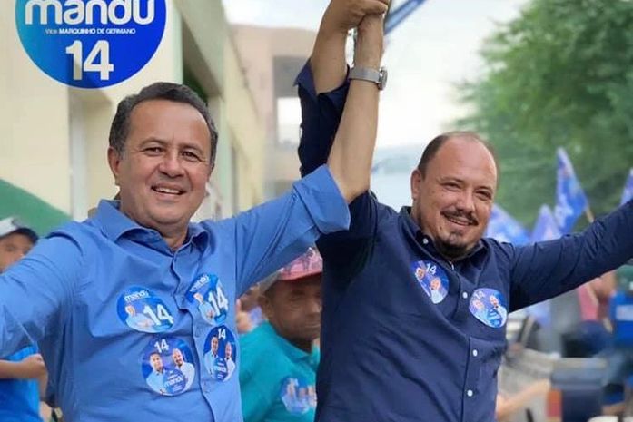 Erivaldo Mandú junto com seu vice Marcos de Germano: Vamos dinamizar cada vez mais o progresso de Mata Grande