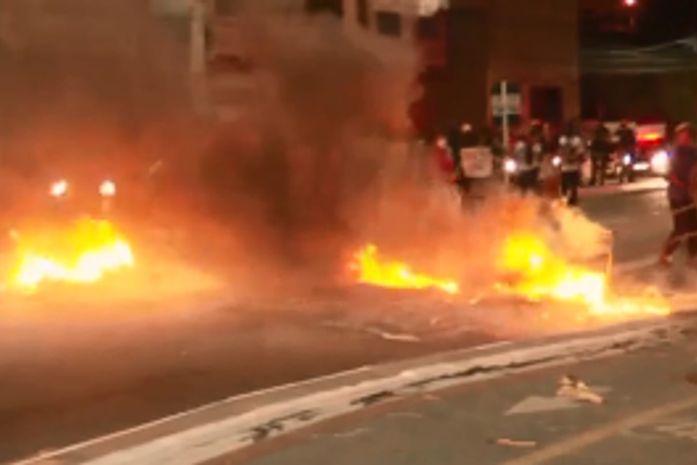 Protesto em Jacarecica