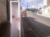 Motociclista ficou bastante ferido