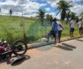 Motociclista morre após perder o controle do veículo e sair da pista em curva em Lagoa da Canoa