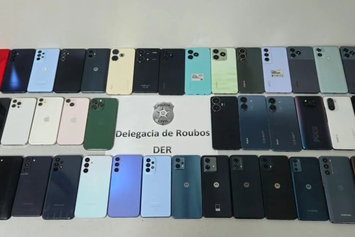 Polícia Civil recupera mais de 40 celulares roubados e furtados em Maceió