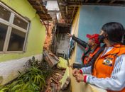 Após morte de criança soterrada, Defesa Civil faz vistoria e mais cinco casas precisaram ser desocupadas