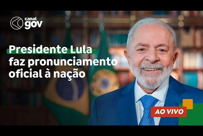 Na TV, Lula faz balanço do governo, cita obras e projetos e diz que “a democracia venceu”