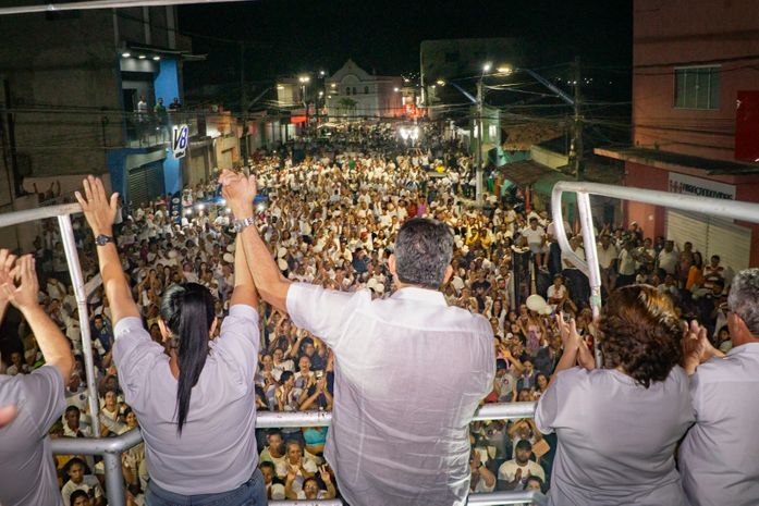 Último comício da campanha de Edilza Alves é marcado por ato pedindo paz em Lagoa da Canoa