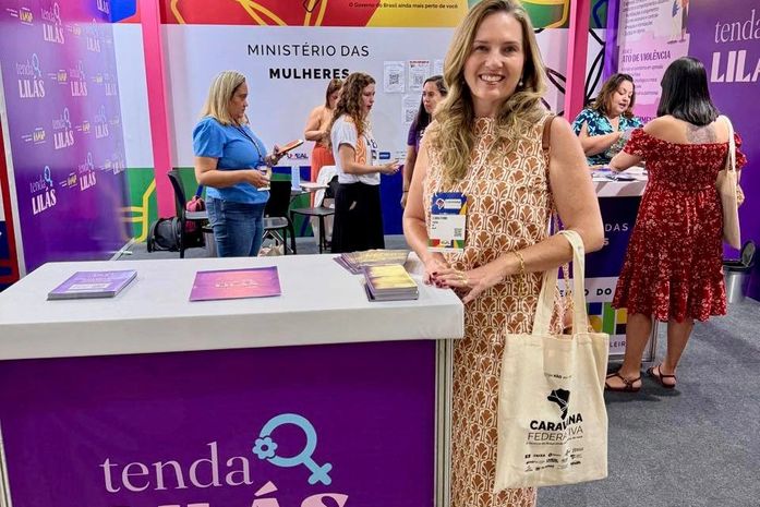 Eloísa Ferreira representa as mulheres limoeirenses na Caravana Federativa e reforça importância das políticas públicas femininas