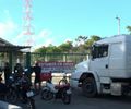 Protesto de portuários bloqueia acesso ao Porto de Maceió e agrava trânsito já comprometido no Jaraguá