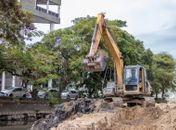 Obras de desassoreamento do Riacho Salgadinho alteram trânsito na parte baixa