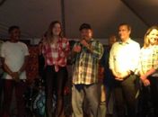 Ex-Deputado junta Renan e Cibele Moura em festa no Pilar