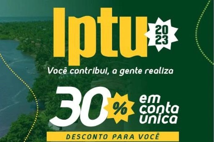 Desconto Imperdível: IPTU 2023 com 30% de desconto. A Barra Cresce e Você Economiza!