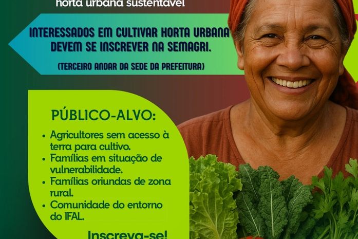 Prefeitura de São Miguel dos Campos e IFAL lançam projeto HUB-S com foco em
sustentabilidade, segurança alimentar e geração de renda