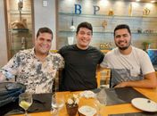 Everton Santos (Mão branca), Erick Costa e Pedro Lobo