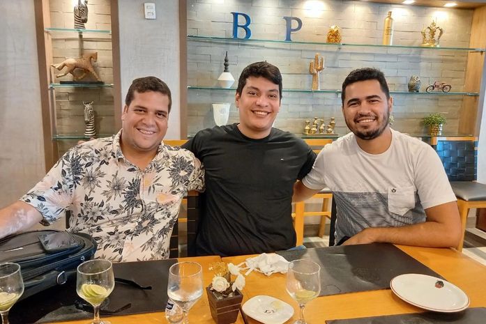 Everton Santos (Mão branca), Erick Costa e Pedro Lobo