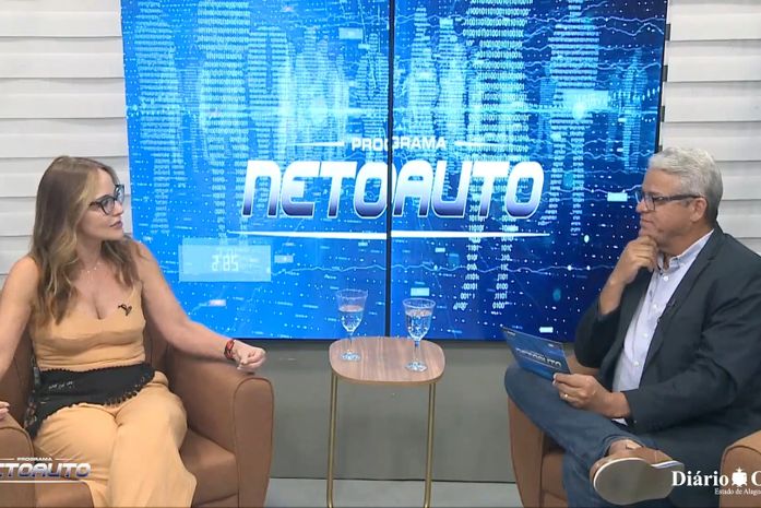 Programa Neto Auto entrevista Vaninha Nutels,diretora das óticas Flulook