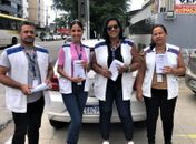 Vigilância Sanitária realiza ação educativa em combate a dengue na parte baixa da capital
