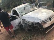 Duas pessoas ficam feridas após colisão frontal na AL 130