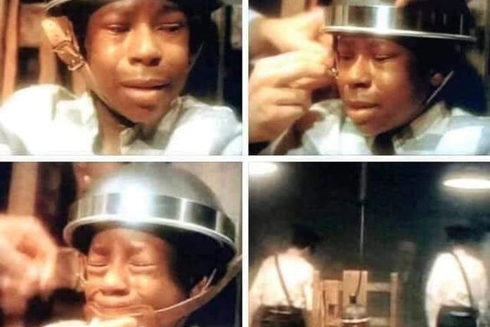 70 anos depois,a inocência de George foi provada. Ele foi eletrocutado,aos 14 anos