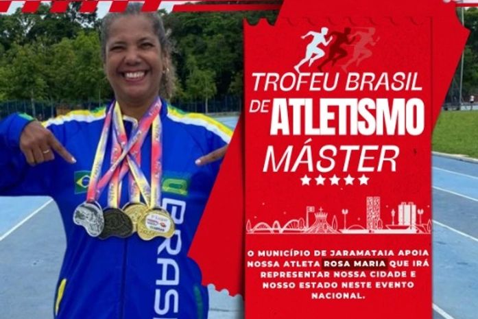 Atleta de Jaramataia, Rosa Maria, representará a cidade no Troféu Brasil de Atletismo Máster em Brasília