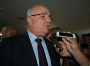 Fábio Farias durante transmissão de cargo