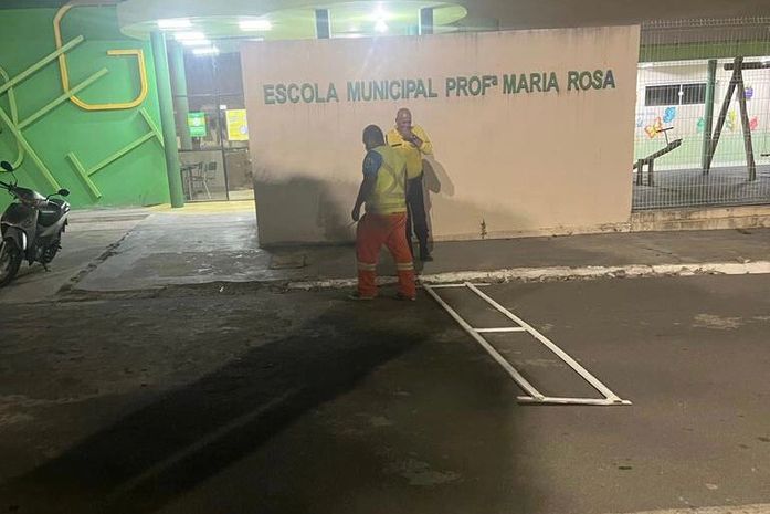 SMTT de São Miguel dos Campos reforça sinalização próximo a escolas