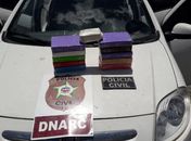PC apreende mais de 10 quilos de cocaína dentro de veículo abandonado em Maceió