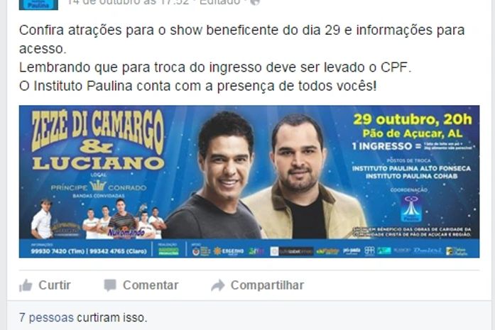 Convite para o show