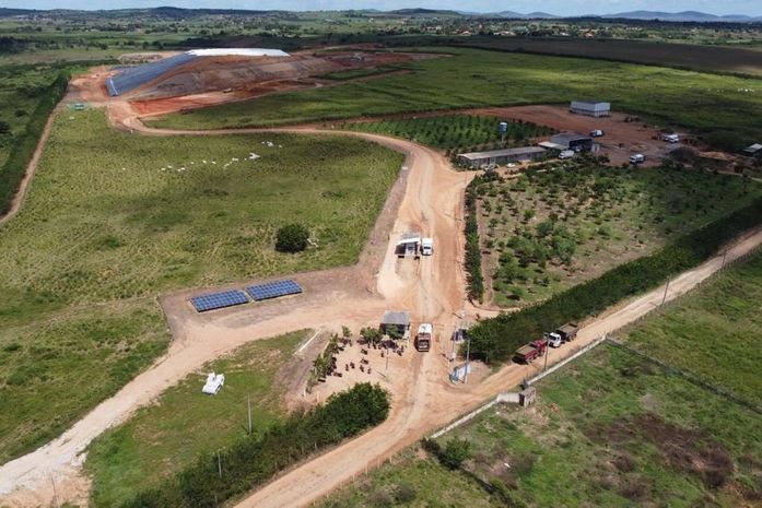 Central de Tratamento de Resíduos localizada em Craíbas, Agreste de Alagoas.