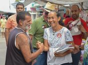 Heloísa leva mensagem de coragem à Palmeira dos Índios