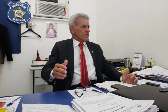 Delegado Robervaldo Davino, titular do 6º Distrito da Capital