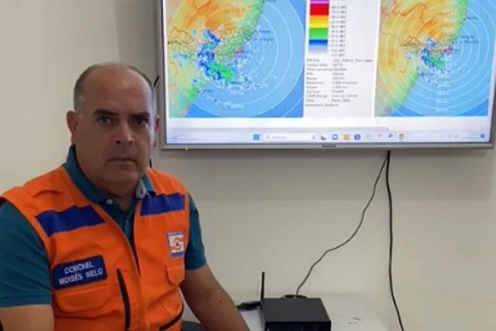 Coronel Moisés Melo, coordenador da Defesa Civil Estadual