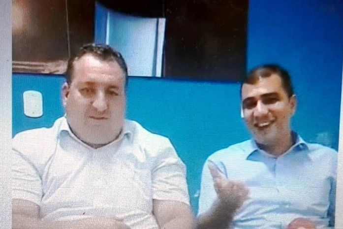 Henrique Vilela entrevista seu secretário de Turismo, Érico durante programa no Facebook